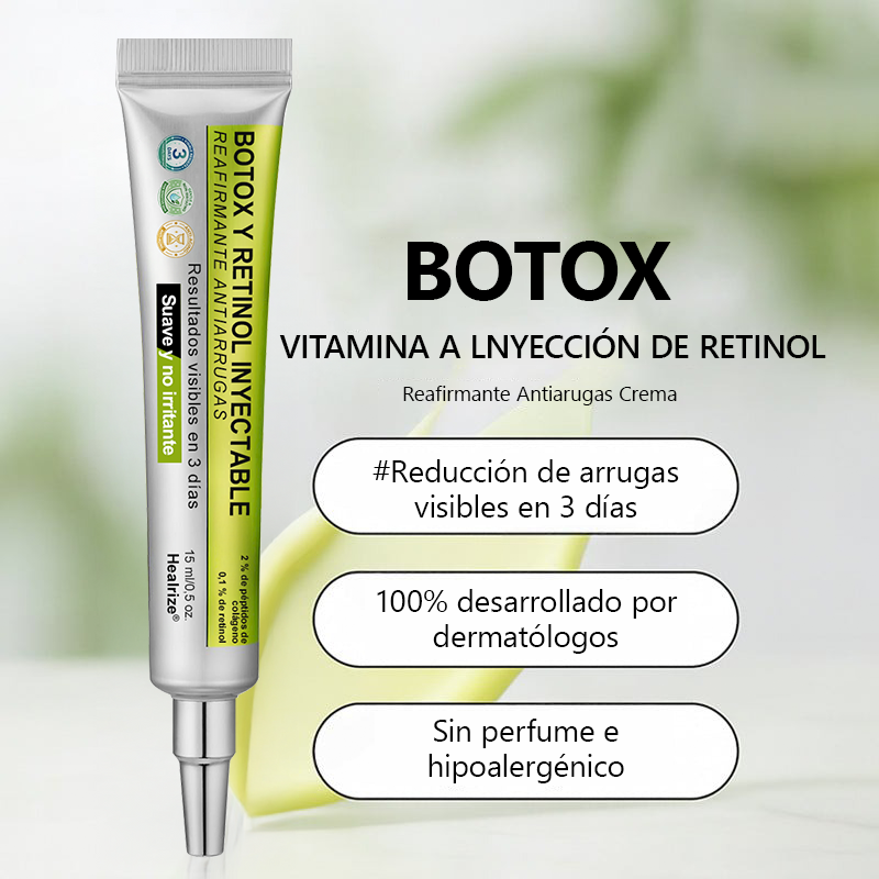 🎖️🎖️🎖️ Hecho y enviado desde México 💫 Healrize® Botox & Vita-A Retinol Shot Crema Lifting Reafirmante Antiarrugas 🔥 ¡Último día de promoción — 70% DE DESCUENTO! 🇲🇽