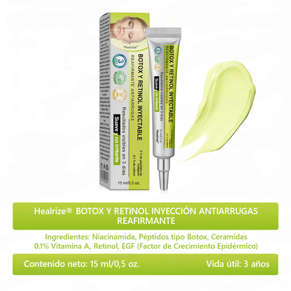 🎖️🎖️🎖️ Hecho y enviado desde México 💫 Healrize® Botox & Vita-A Retinol Shot Crema Lifting Reafirmante Antiarrugas 🔥 ¡Último día de promoción — 70% DE DESCUENTO! 🇲🇽