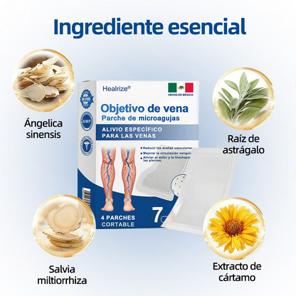 🇲🇽👨‍⚕️👍✅Healrize® Parche Microneedle VeinTarget🎖️Alivio Instantáneo, Resultados a Largo Plazo 🎖️