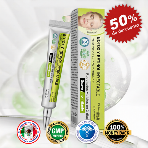 🎖️🎖️🎖️ Hecho y enviado desde México 💫 Healrize® Botox & Vita-A Retinol Shot Crema Lifting Reafirmante Antiarrugas 🔥 ¡Último día de promoción — 70% DE DESCUENTO! 🇲🇽